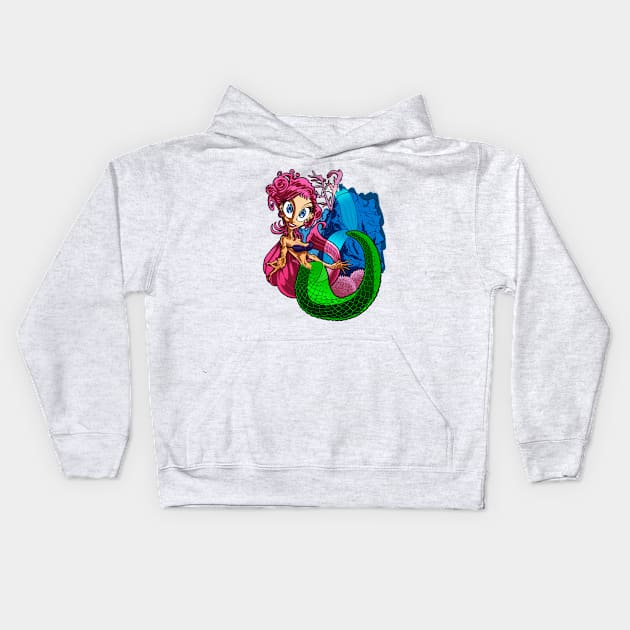 Ariel Kids Hoodie by mallaard